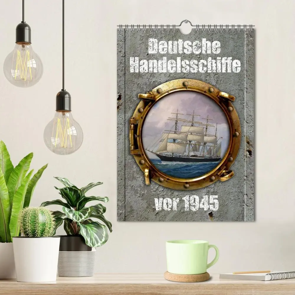Bild: 9783457045626 | Deutsche Handelsschiffe vor 1945 (Wandkalender 2025 DIN A4 hoch),...
