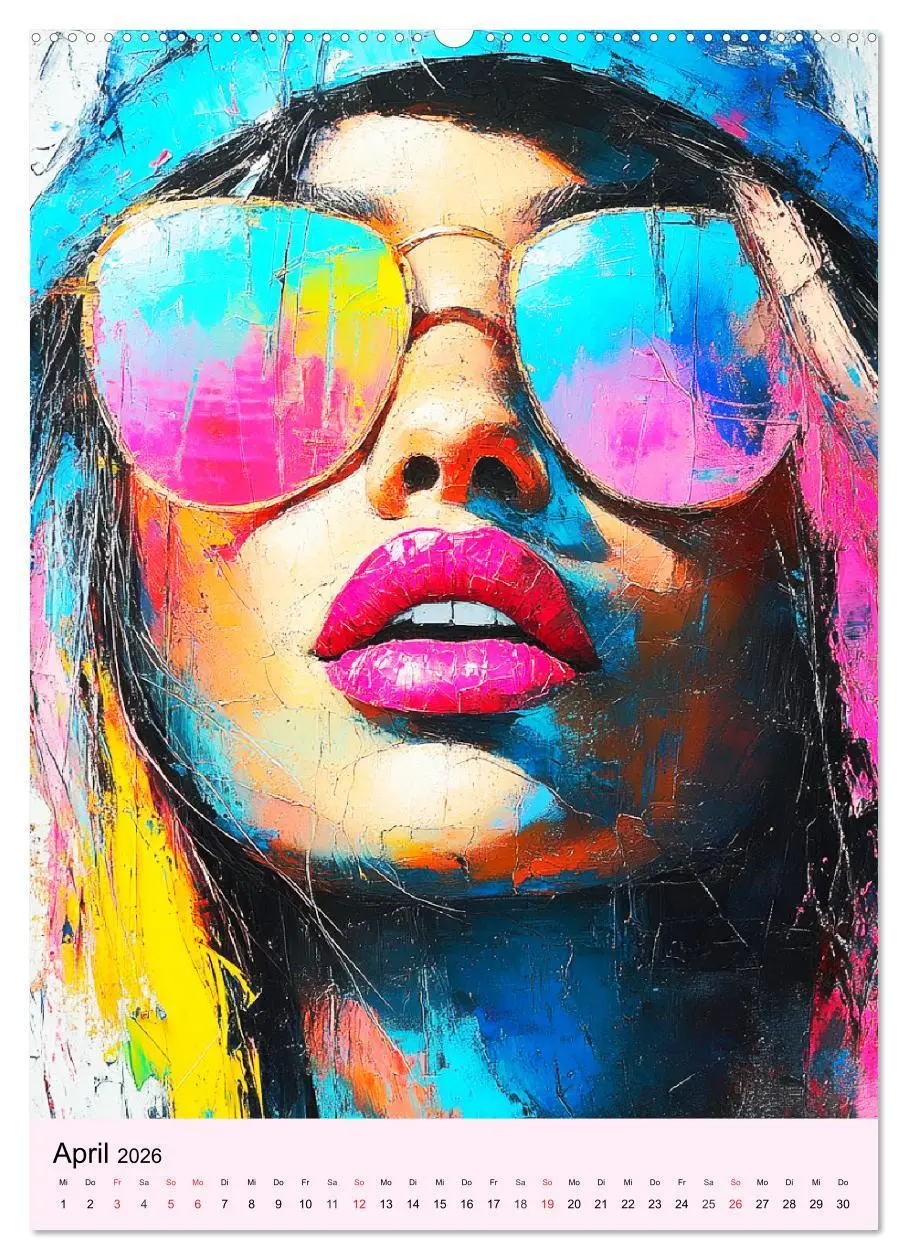 Bild: 9783457285626 | Frauengesichter. Moderne Portraits in Öloptik (Wandkalender 2026...