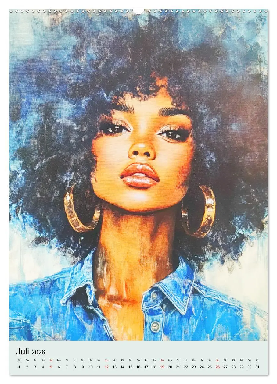 Bild: 9783457285626 | Frauengesichter. Moderne Portraits in Öloptik (Wandkalender 2026...