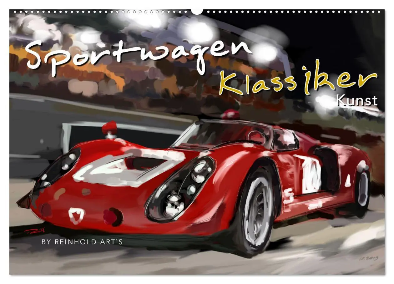 Cover: 9783457665626 | Sportwagen Klassiker Kunst (Wandkalender 2026 DIN A2 quer),...