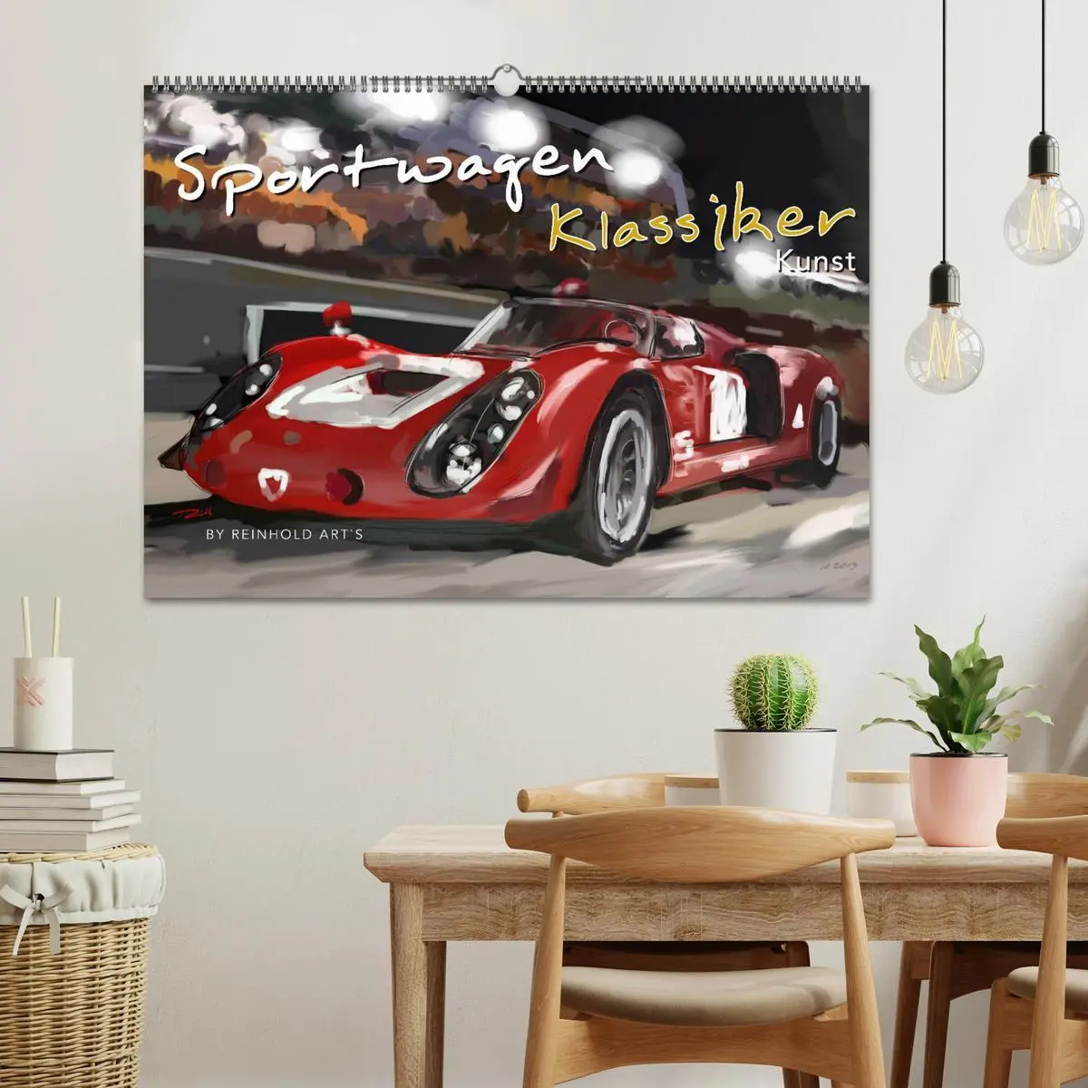 Bild: 9783457665626 | Sportwagen Klassiker Kunst (Wandkalender 2026 DIN A2 quer),...