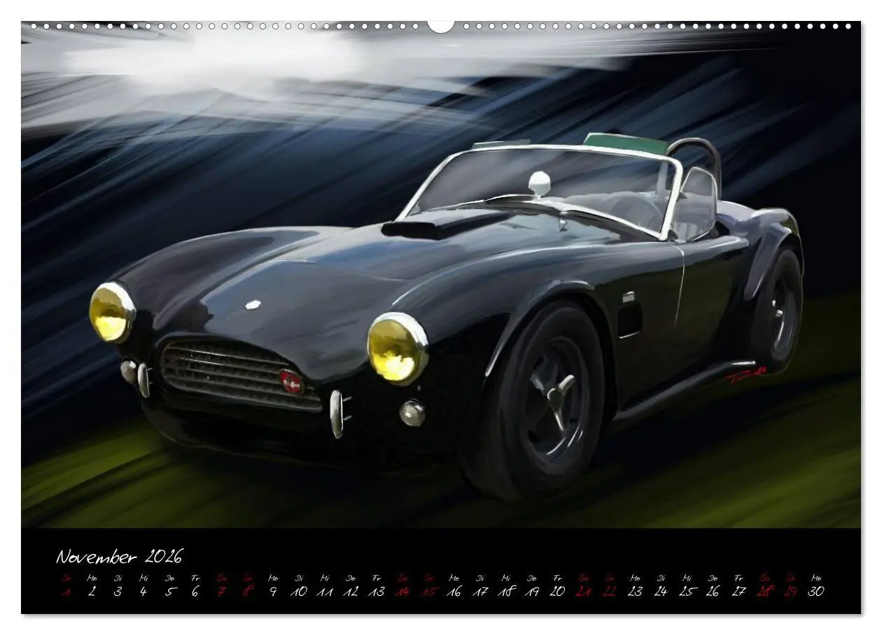 Bild: 9783457665626 | Sportwagen Klassiker Kunst (Wandkalender 2026 DIN A2 quer),...