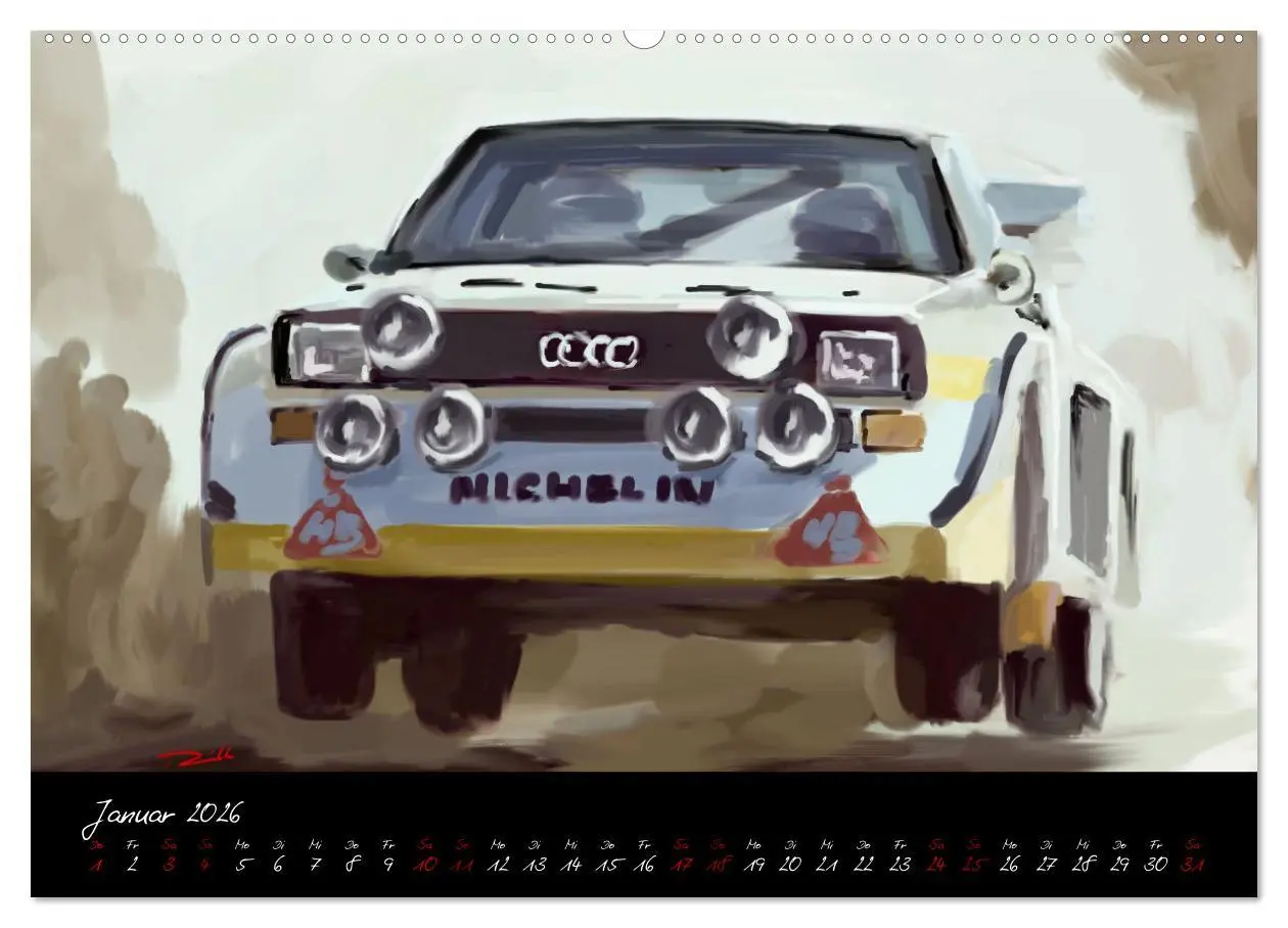 Bild: 9783457665626 | Sportwagen Klassiker Kunst (Wandkalender 2026 DIN A2 quer),...