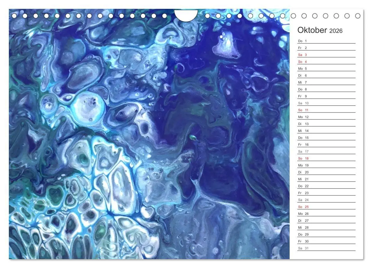 Bild: 9783457805626 | Abstract World - abstrakte Kunst in Acrylfließtechnik (Wandkalender...