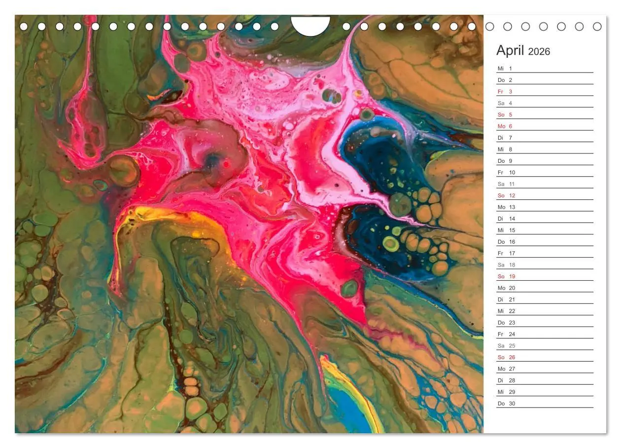 Bild: 9783457805626 | Abstract World - abstrakte Kunst in Acrylfließtechnik (Wandkalender...