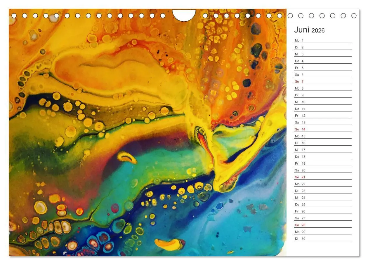 Bild: 9783457805626 | Abstract World - abstrakte Kunst in Acrylfließtechnik (Wandkalender...
