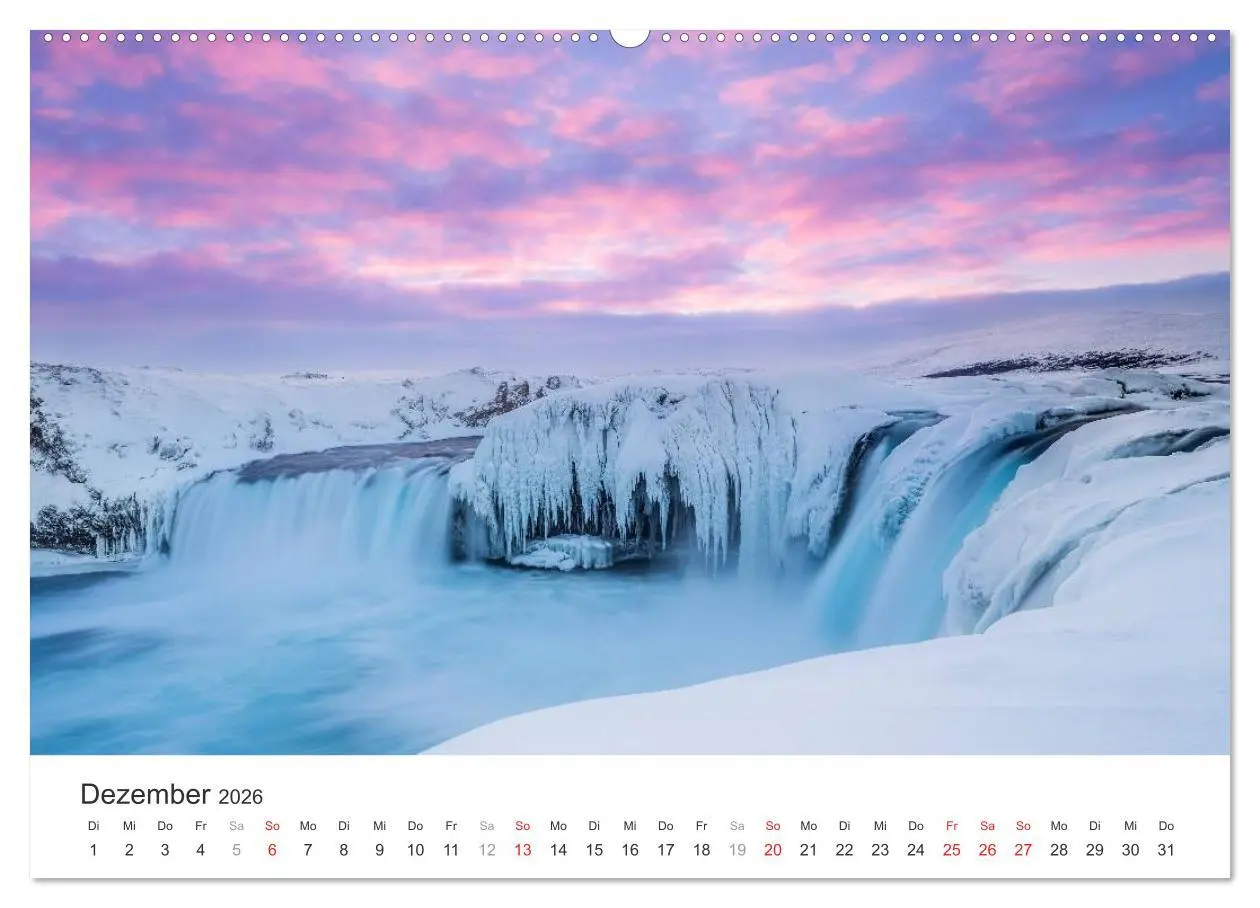 Bild: 9783457975626 | Wasserfälle Europas (Wandkalender 2026 DIN A2 quer), CALVENDO...