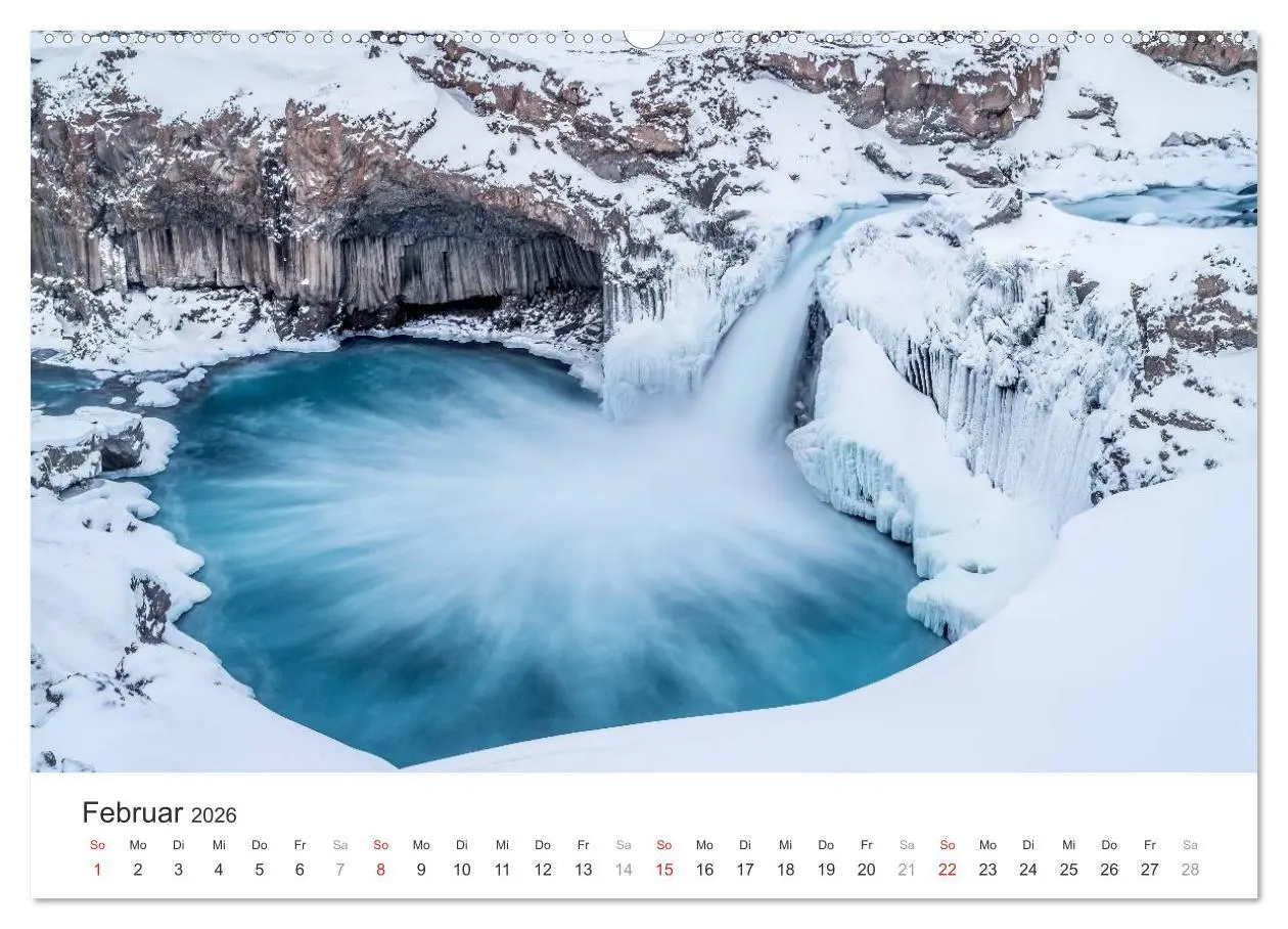 Bild: 9783457975626 | Wasserfälle Europas (Wandkalender 2026 DIN A2 quer), CALVENDO...