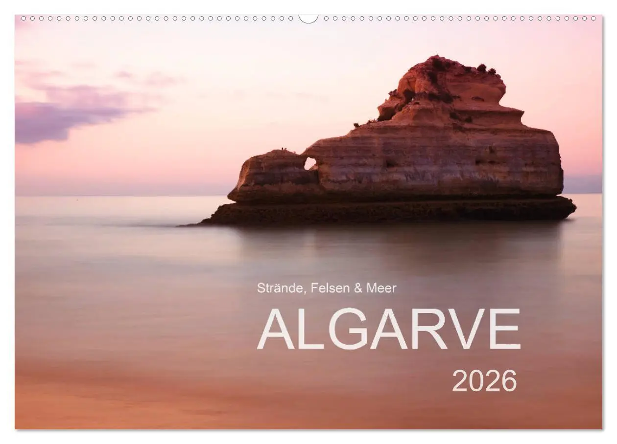 Cover: 9783516065626 | Strände, Felsen und Meer - ALGARVE 2026 (Wandkalender 2026 DIN A2...