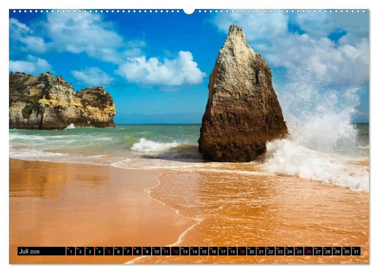 Bild: 9783516065626 | Strände, Felsen und Meer - ALGARVE 2026 (Wandkalender 2026 DIN A2...