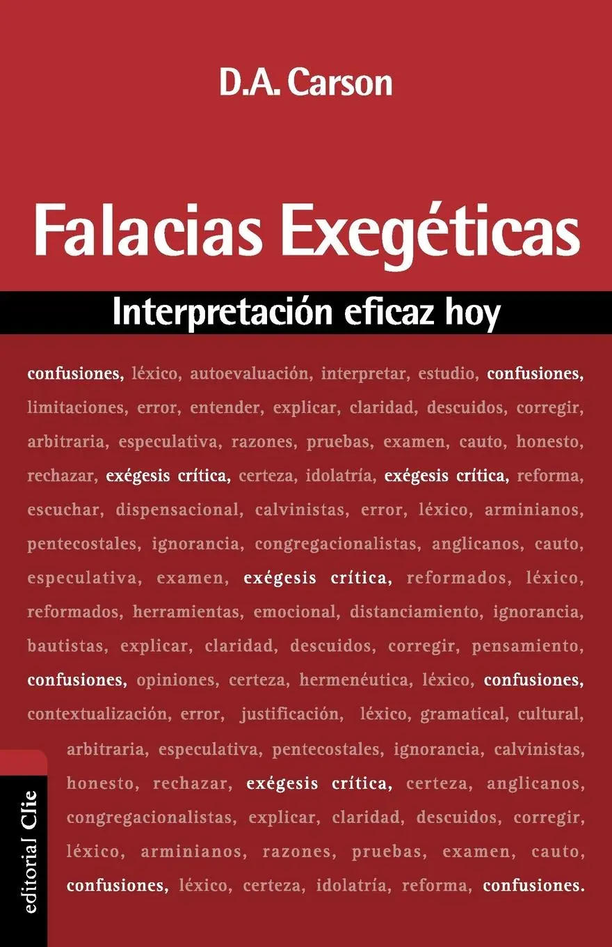 Cover: 9788482675626 | Falacias Exegeticas | Interpretacion Eficaz Hoy | D. A. Carson | Buch
