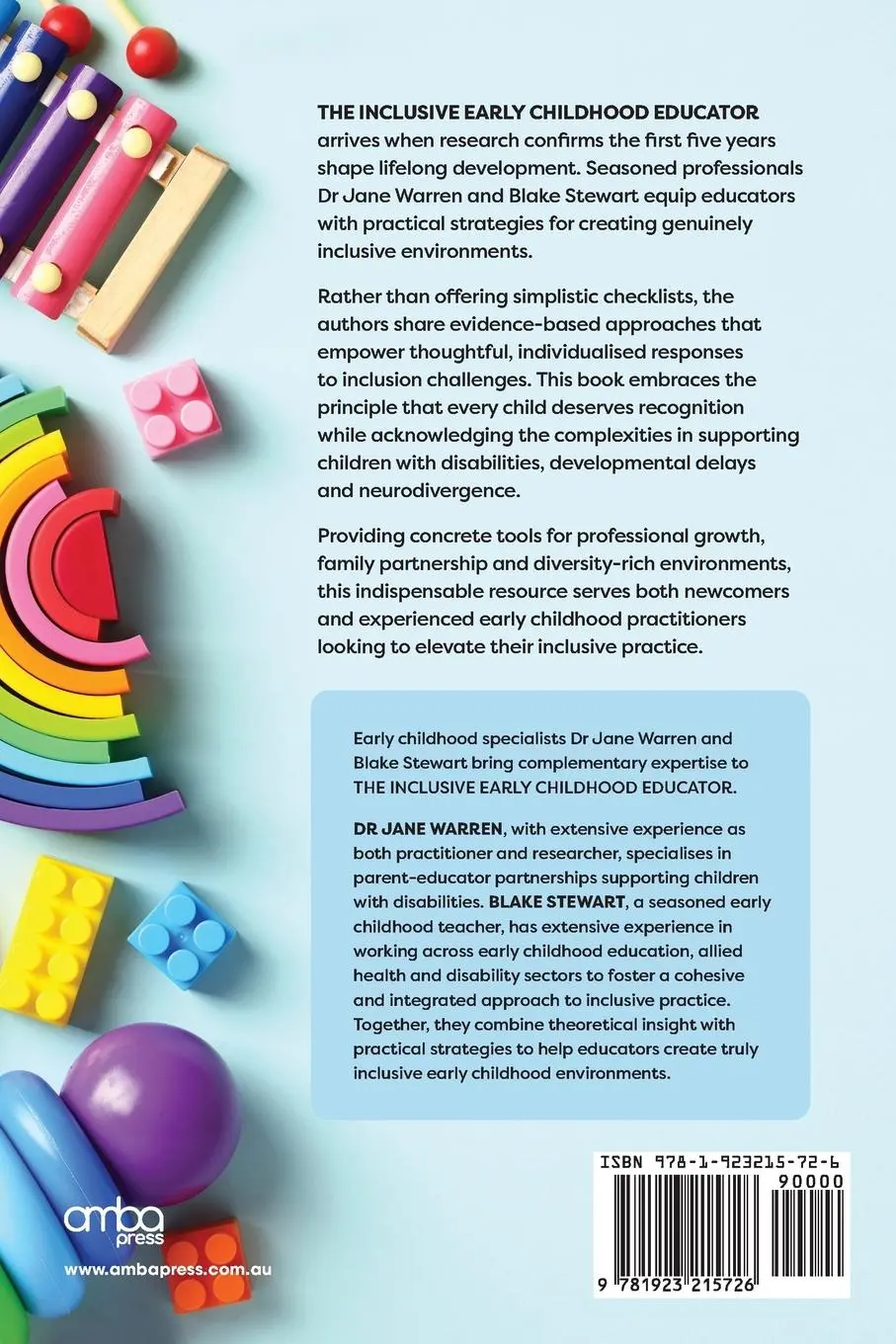 Rückseite: 9781923215726 | The Inclusive Early Childhood Educator | A Hands-On Approach | Buch