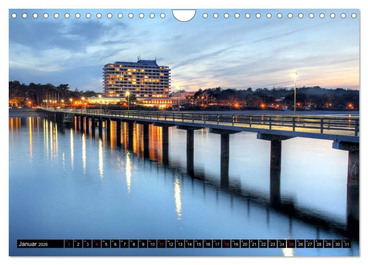 Bild: 9783516055726 | Timmendorfer Strand (Wandkalender 2026 DIN A4 quer), CALVENDO...