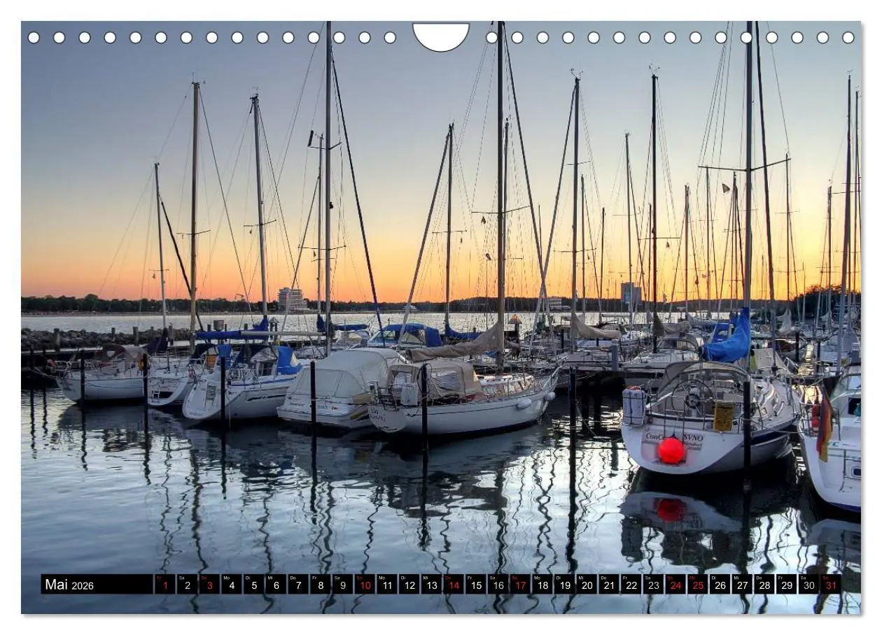 Bild: 9783516055726 | Timmendorfer Strand (Wandkalender 2026 DIN A4 quer), CALVENDO...