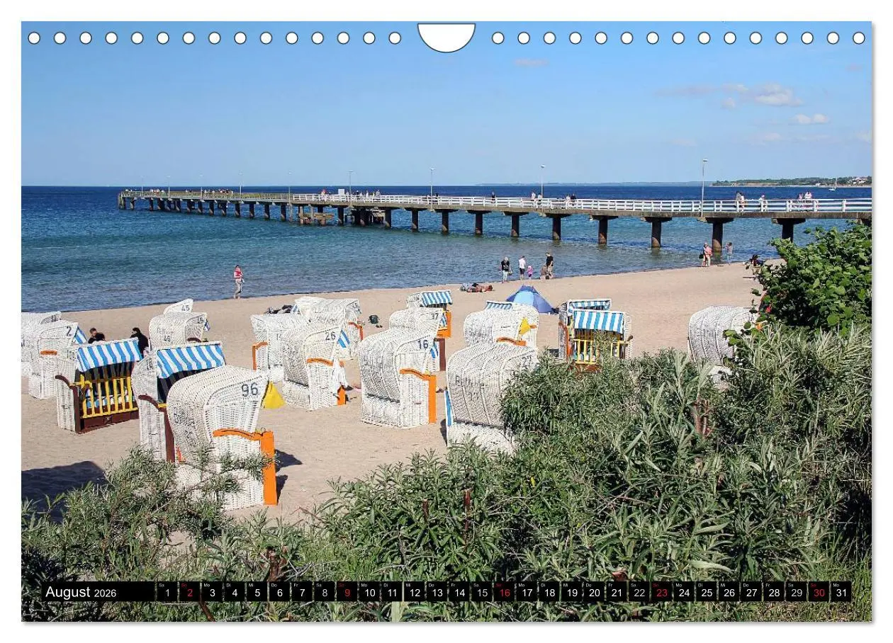Bild: 9783516055726 | Timmendorfer Strand (Wandkalender 2026 DIN A4 quer), CALVENDO...