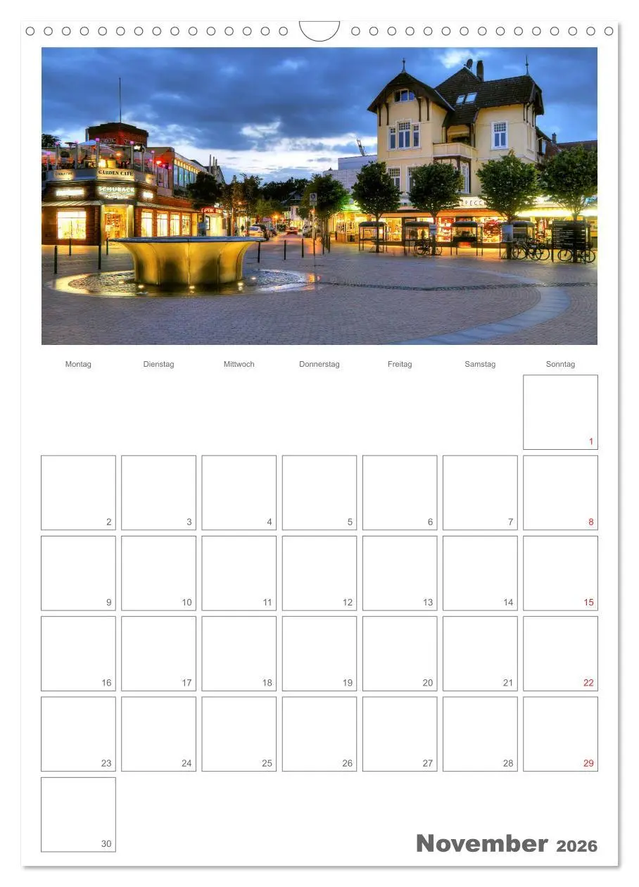 Bild: 9783516435726 | Timmendorfer Strand (Wandkalender 2026 DIN A3 hoch), CALVENDO...