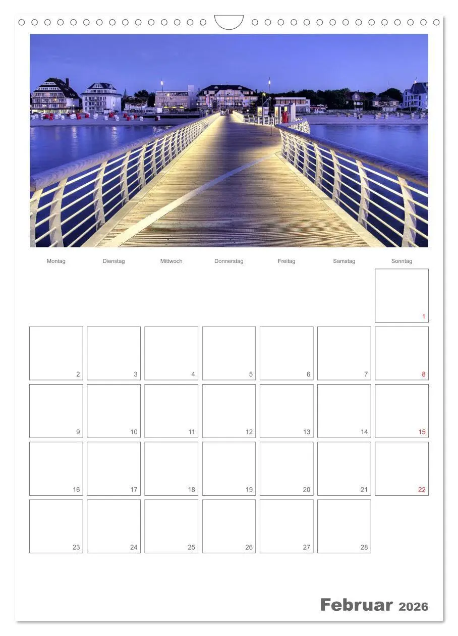 Bild: 9783516435726 | Timmendorfer Strand (Wandkalender 2026 DIN A3 hoch), CALVENDO...