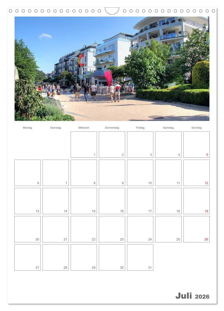 Bild: 9783516435726 | Timmendorfer Strand (Wandkalender 2026 DIN A3 hoch), CALVENDO...
