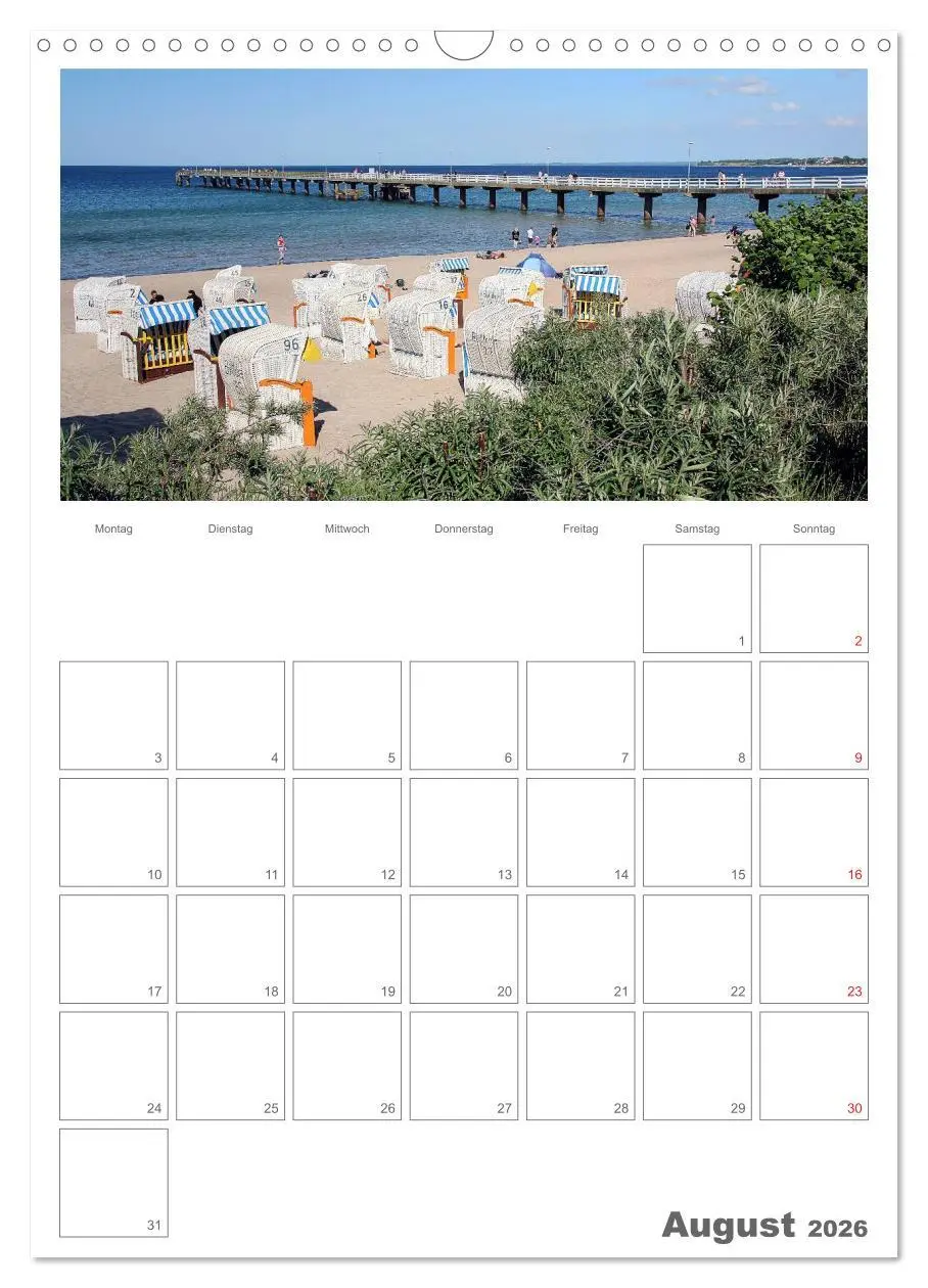 Bild: 9783516435726 | Timmendorfer Strand (Wandkalender 2026 DIN A3 hoch), CALVENDO...