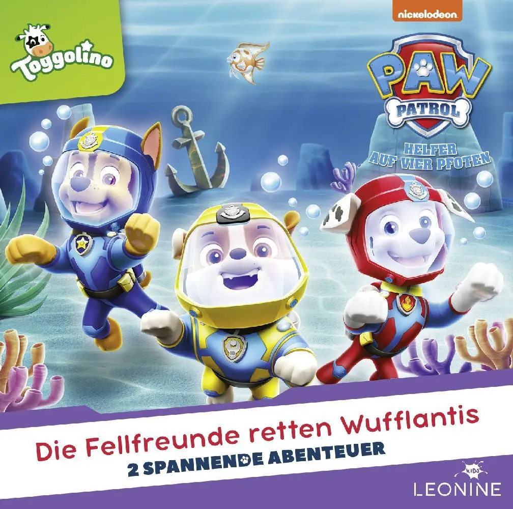 Cover: 4061229125826 | PAW Patrol - Die Fellfreunde retten Wufflantis, 1 Audio-CD | Audio-CD