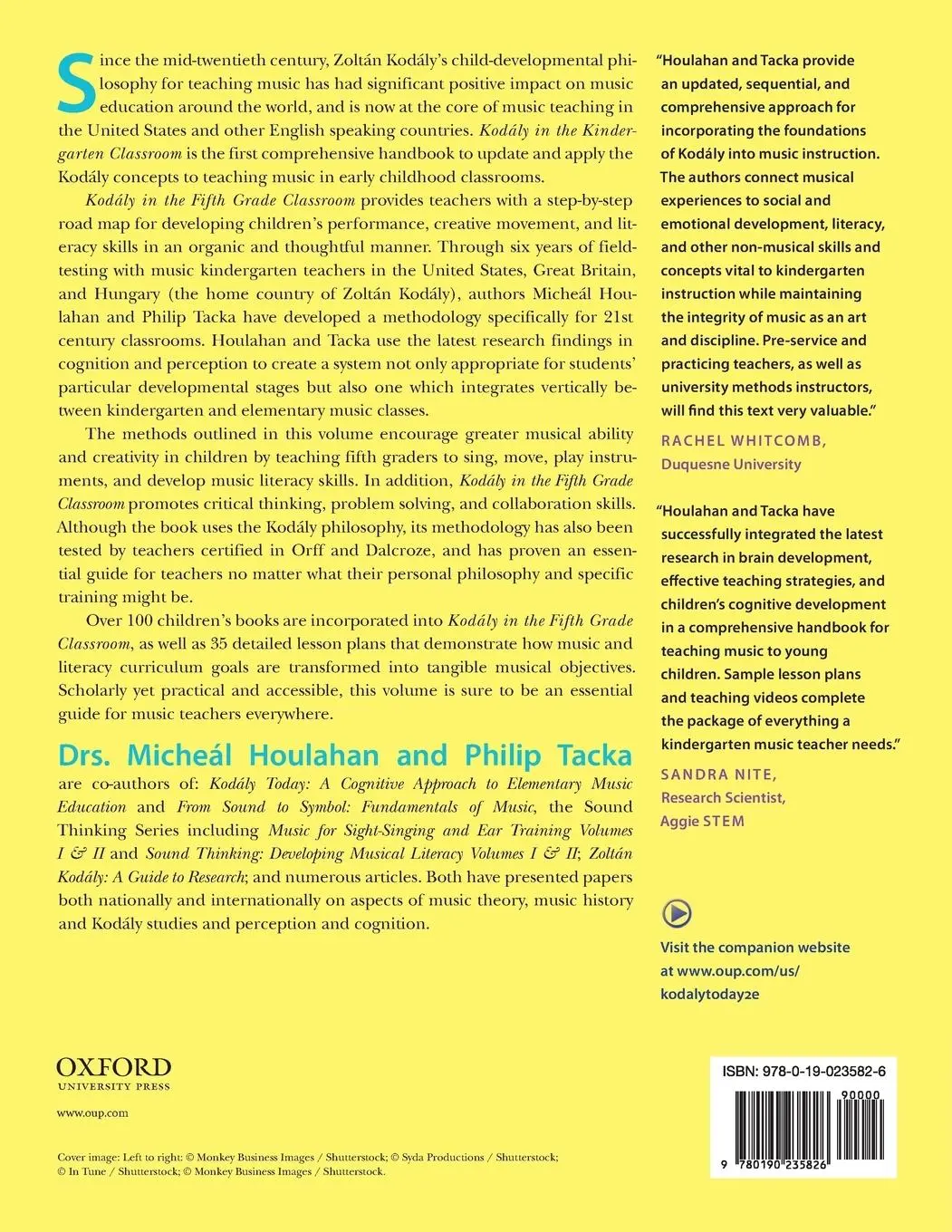 Rückseite: 9780190235826 | Kodaly in the Fifth Grade Classroom | Maicheaal Houlahan (u. a.)
