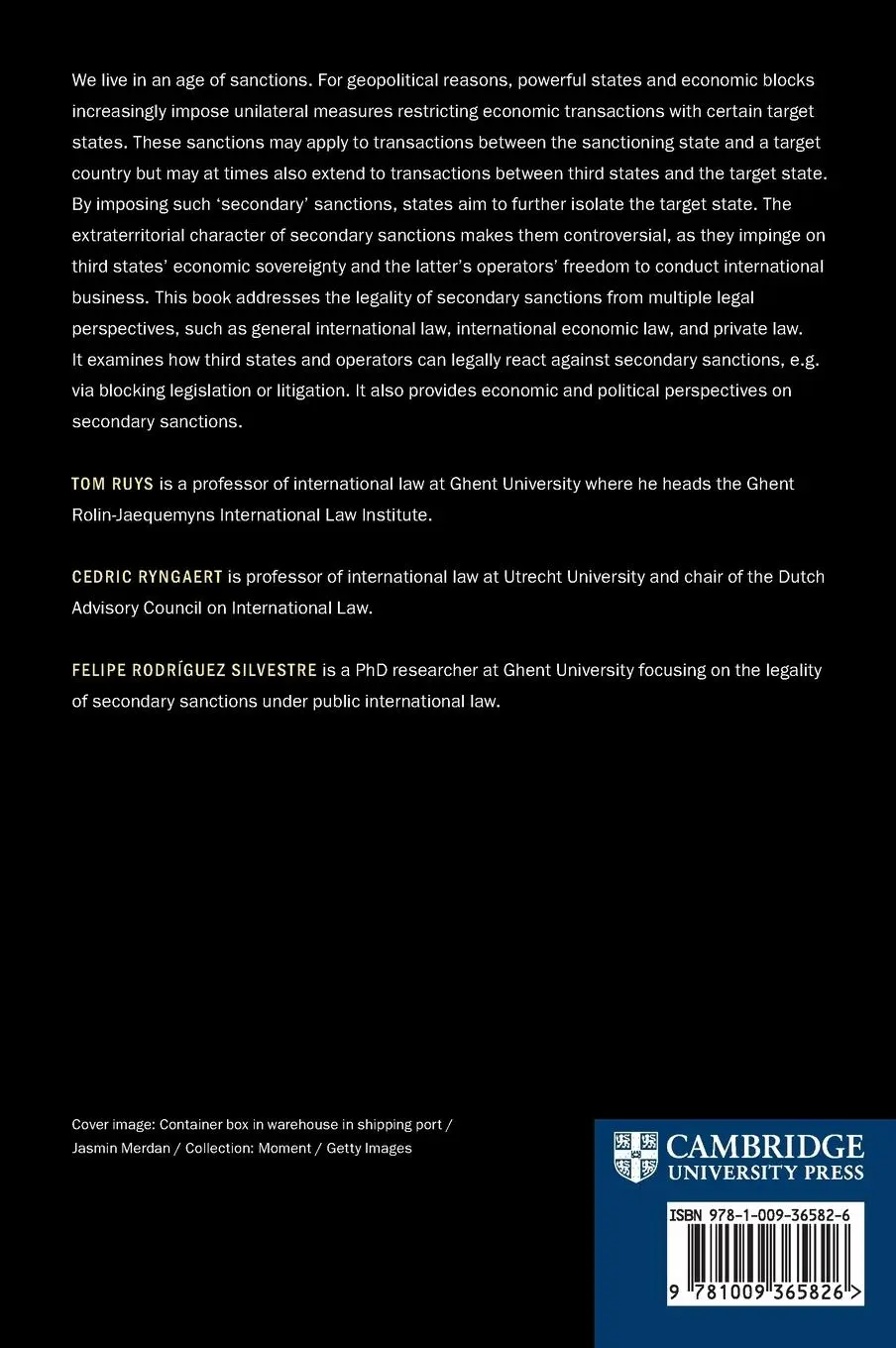 Rückseite: 9781009365826 | The Cambridge Handbook of Secondary Sanctions and International Law
