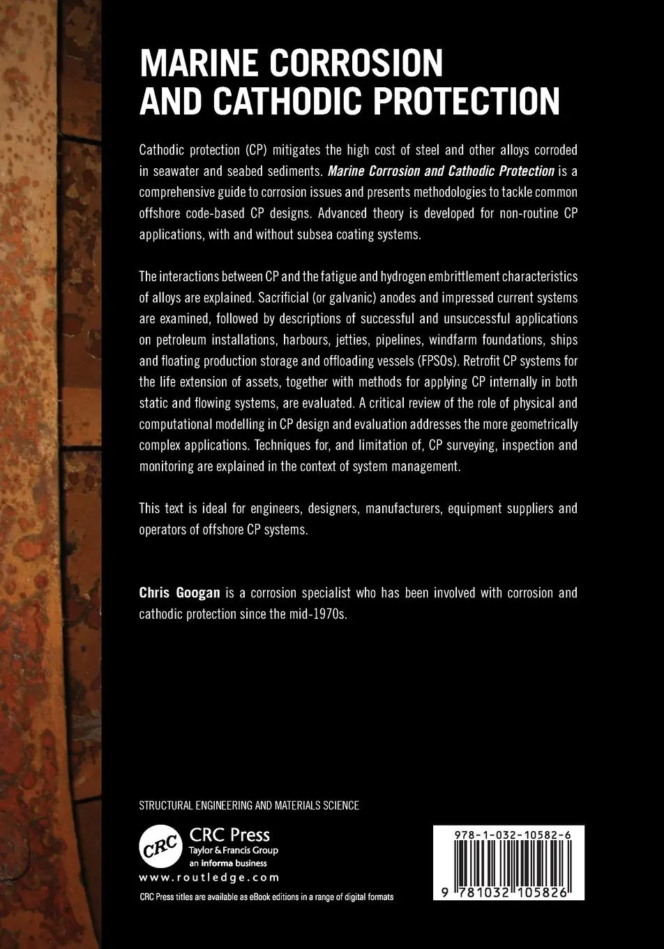 Rückseite: 9781032105826 | Marine Corrosion and Cathodic Protection | Chris Googan | Taschenbuch