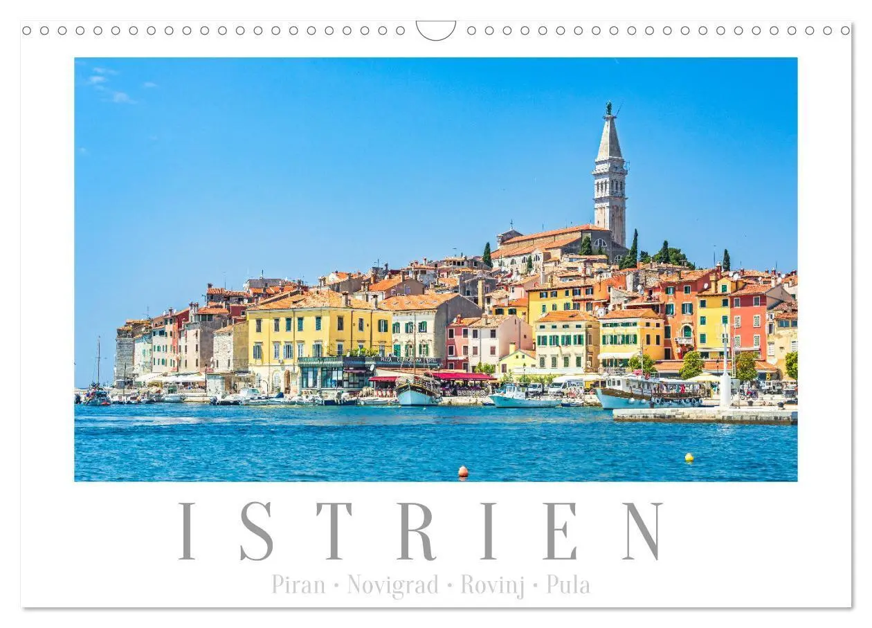 Cover: 9783435175826 | Istrien - Piran - Novigrad - Rovinj - Pula (Wandkalender 2025 DIN...