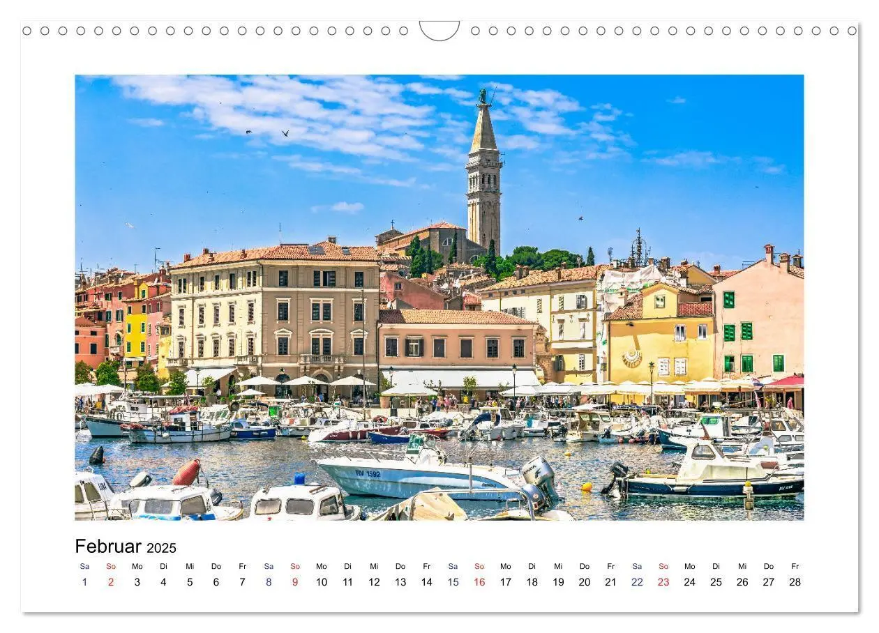 Bild: 9783435175826 | Istrien - Piran - Novigrad - Rovinj - Pula (Wandkalender 2025 DIN...