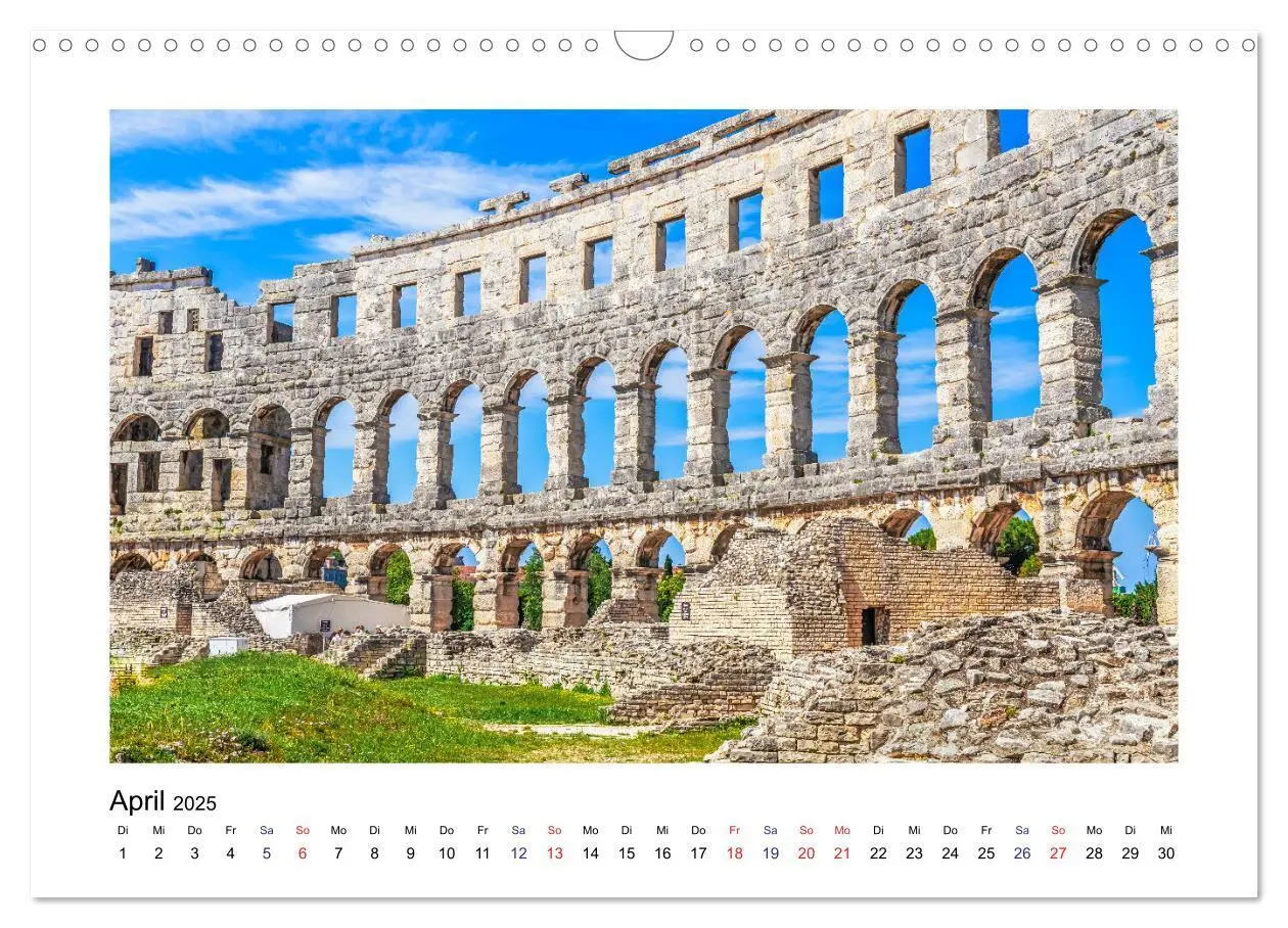 Bild: 9783435175826 | Istrien - Piran - Novigrad - Rovinj - Pula (Wandkalender 2025 DIN...