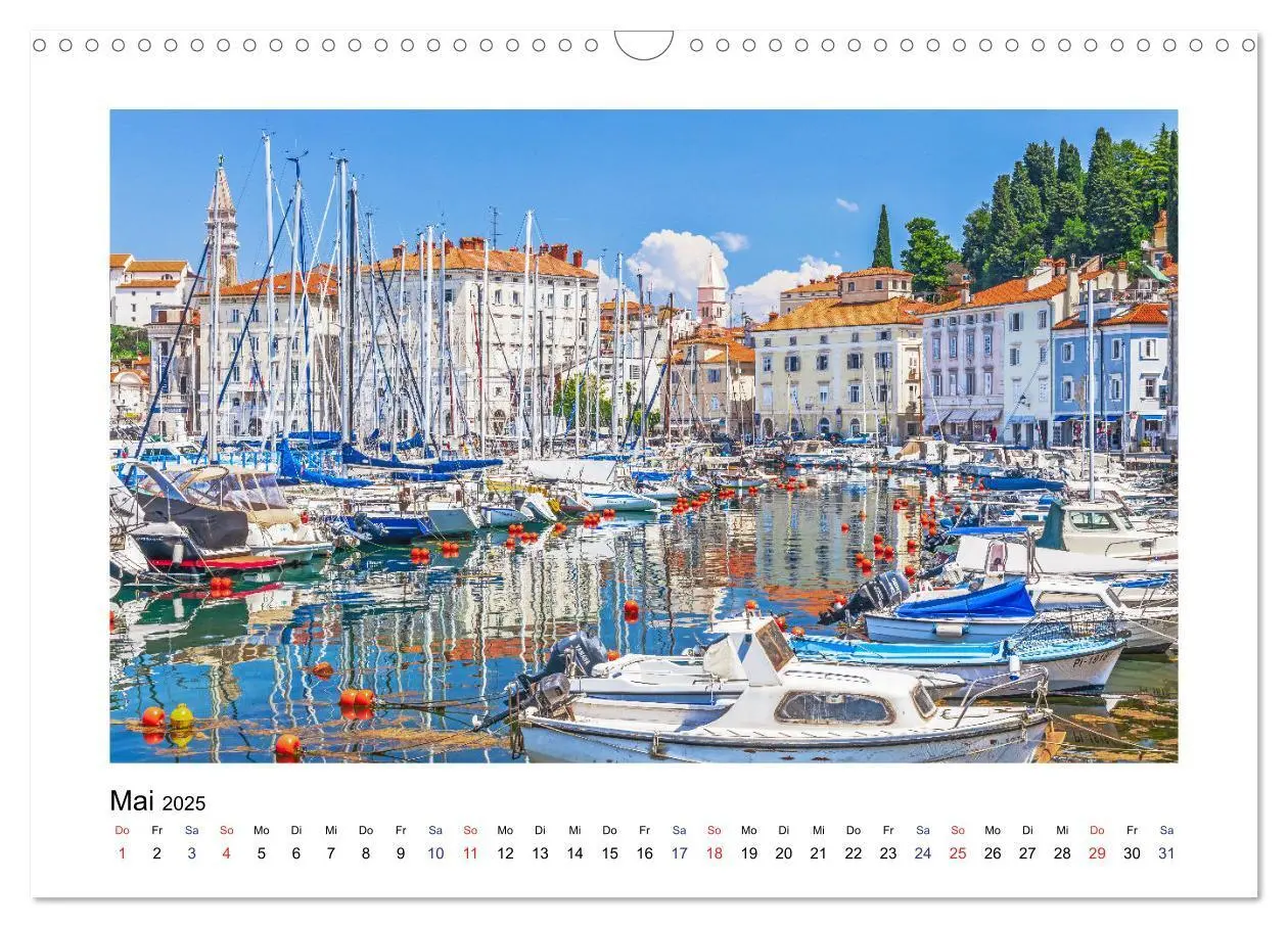 Bild: 9783435175826 | Istrien - Piran - Novigrad - Rovinj - Pula (Wandkalender 2025 DIN...