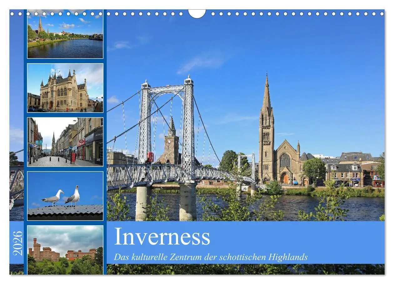 Cover: 9783457575826 | Inverness (Wandkalender 2026 DIN A3 quer), CALVENDO Monatskalender