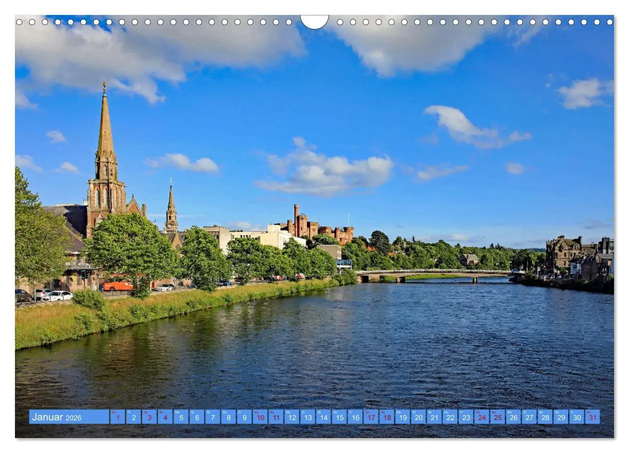 Bild: 9783457575826 | Inverness (Wandkalender 2026 DIN A3 quer), CALVENDO Monatskalender