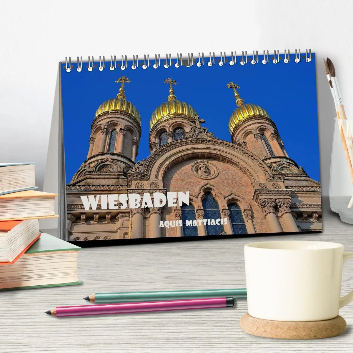 Bild: 9783457955826 | Wiesbaden Aquis Mattiacis (Tischkalender 2026 DIN A5 quer),...