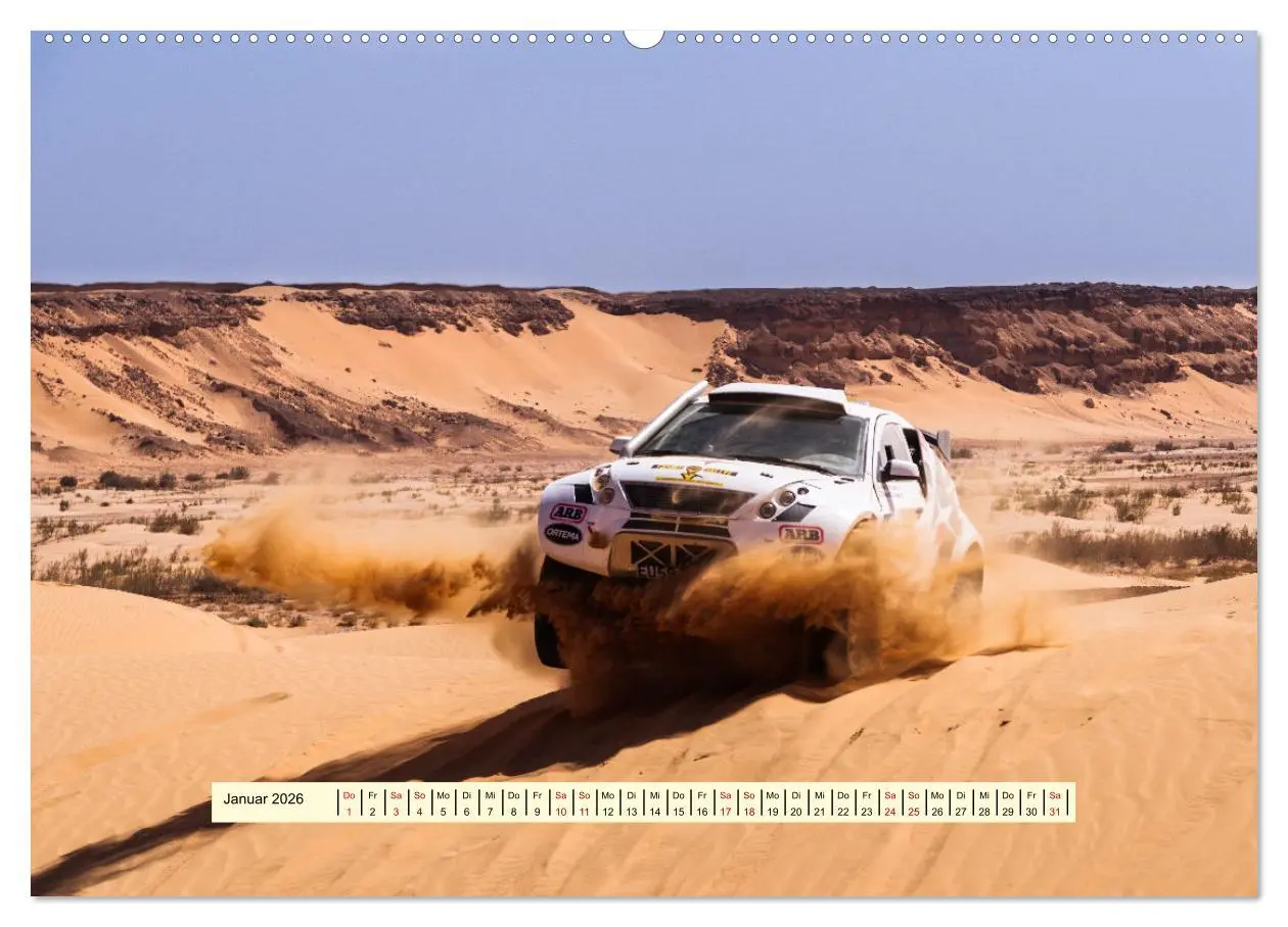 Bild: 9783457495926 | Faszination Wüstenrallye (Wandkalender 2026 DIN A2 quer), CALVENDO...