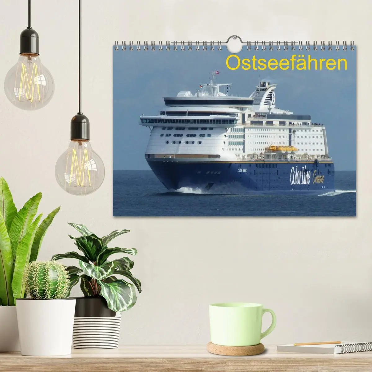 Bild: 9783516035926 | Ostseefähren (Wandkalender 2026 DIN A4 quer), CALVENDO Monatskalender