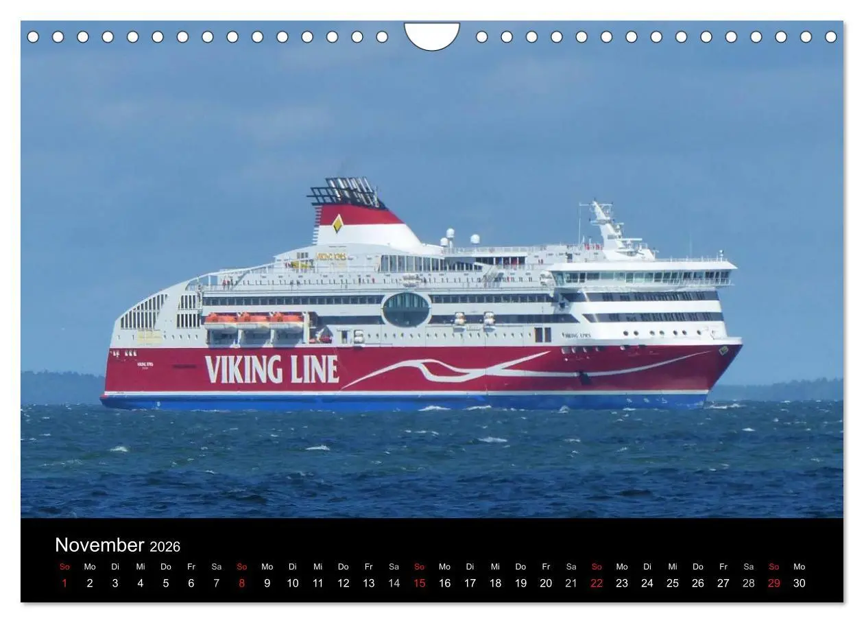 Bild: 9783516035926 | Ostseefähren (Wandkalender 2026 DIN A4 quer), CALVENDO Monatskalender