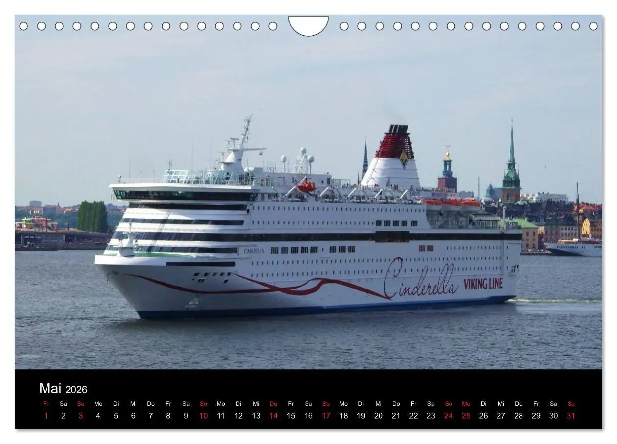 Bild: 9783516035926 | Ostseefähren (Wandkalender 2026 DIN A4 quer), CALVENDO Monatskalender
