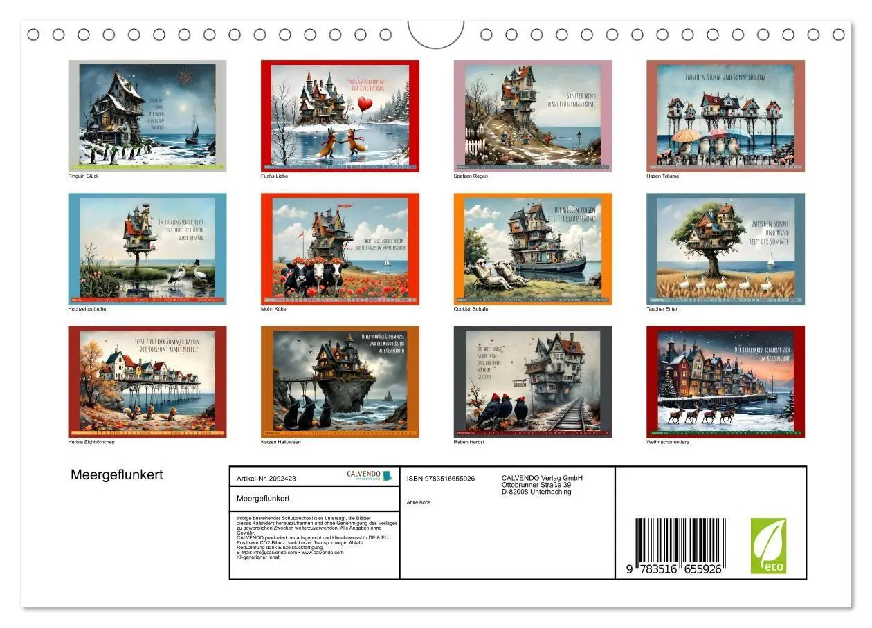 Bild: 9783516655926 | Meergeflunkert (Wandkalender 2026 DIN A4 quer), CALVENDO...