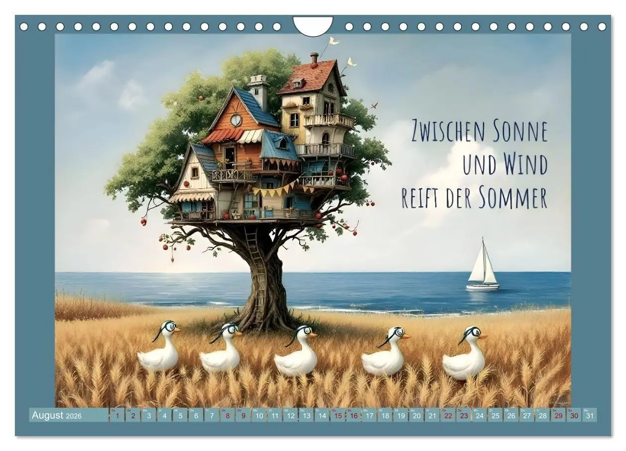 Bild: 9783516655926 | Meergeflunkert (Wandkalender 2026 DIN A4 quer), CALVENDO...