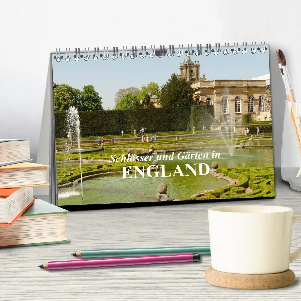 Bild: 9783569745926 | Schlösser und Gärten in England (Tischkalender 2027 DIN A5 quer),...