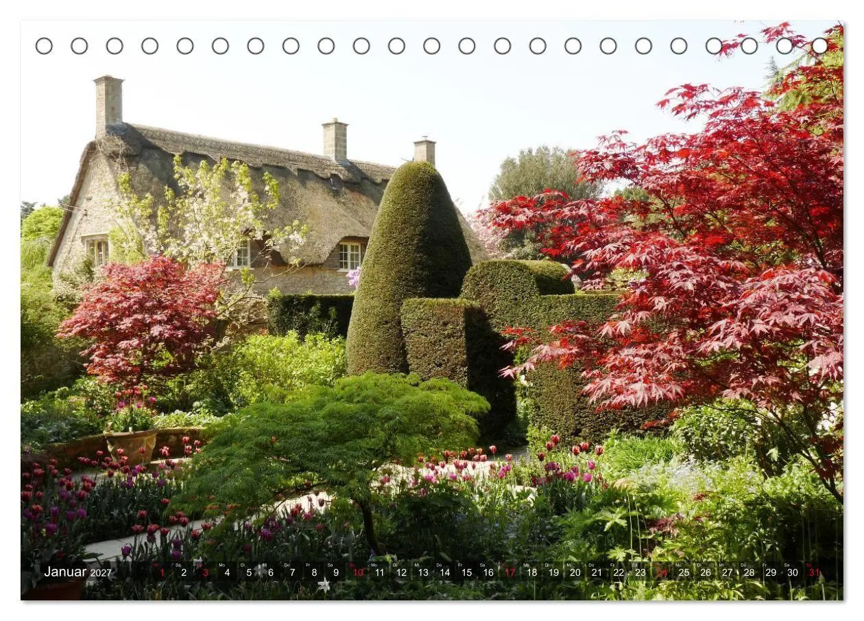 Bild: 9783569745926 | Schlösser und Gärten in England (Tischkalender 2027 DIN A5 quer),...
