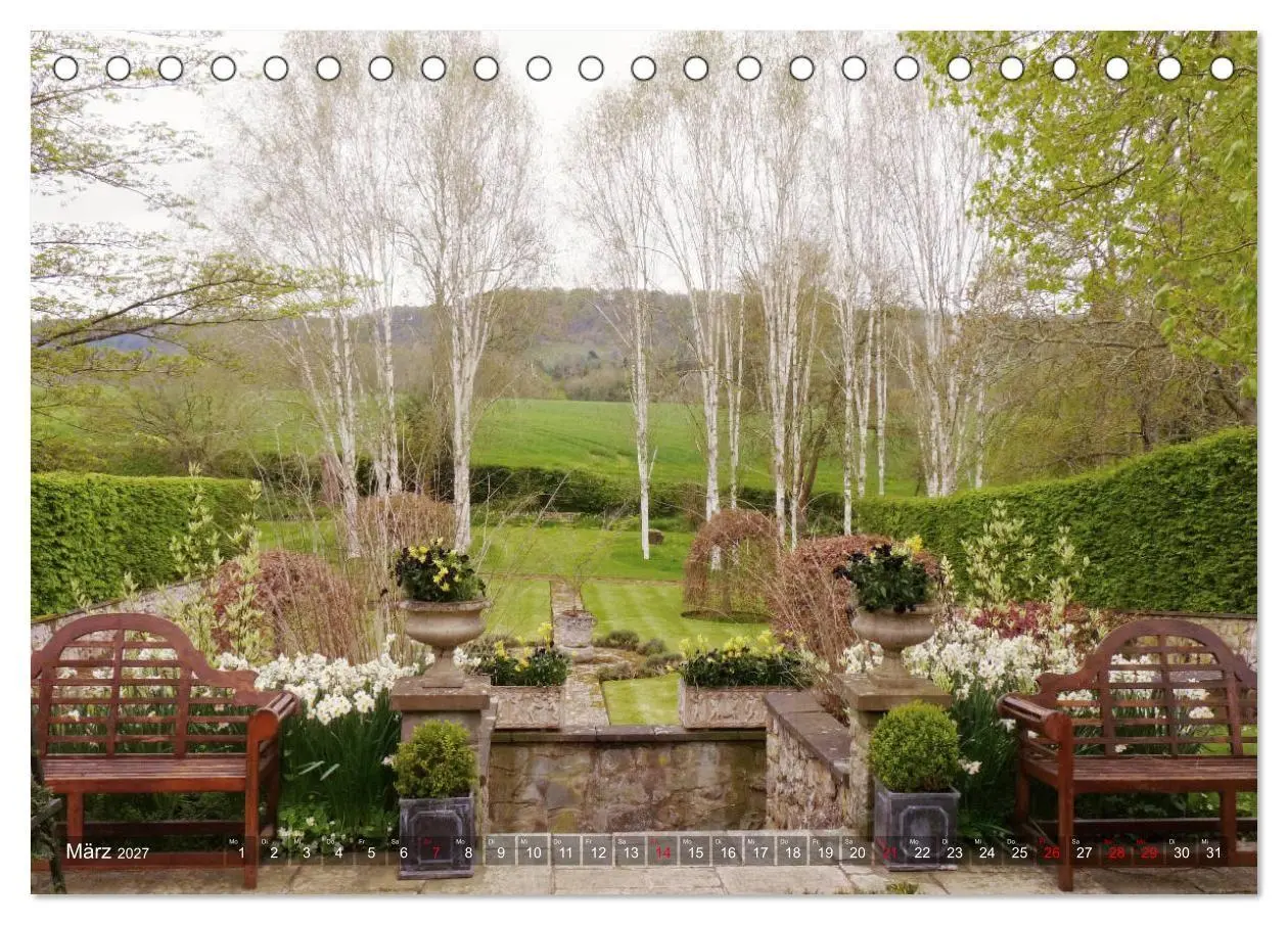Bild: 9783569745926 | Schlösser und Gärten in England (Tischkalender 2027 DIN A5 quer),...