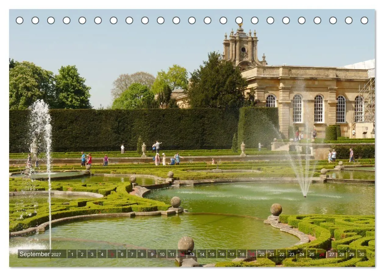 Bild: 9783569745926 | Schlösser und Gärten in England (Tischkalender 2027 DIN A5 quer),...