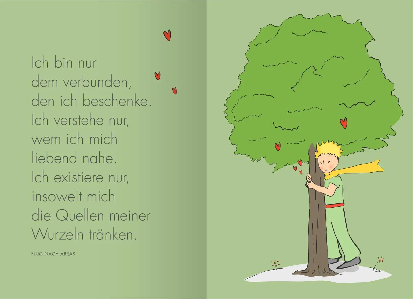 Bild: 4014489136026 | Buchkalender Man sieht nur mit dem Herzen gut 2026 | Der Kleine Prinz
