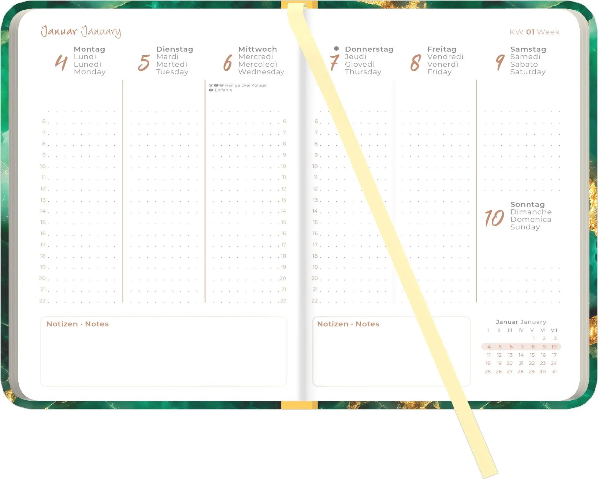 Bild: 4069095016026 | Lady Journal Marble 2027 | Neumann Verlage GmbH &amp; Co KG | Kalender