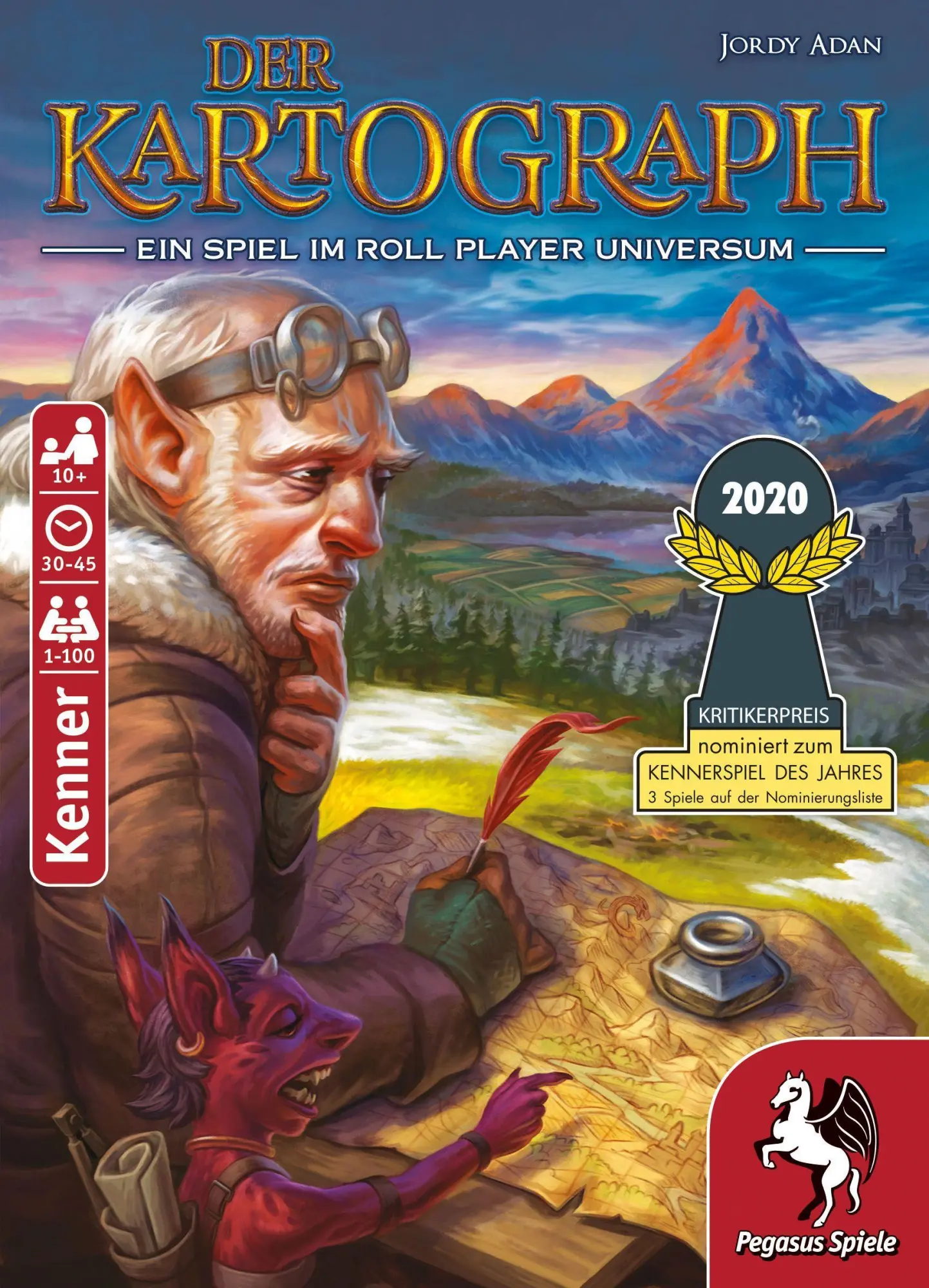 Cover: 4250231726026 | Der Kartograph *Nominiert Kennerspiel des Jahres 2020* | Jordy Adan