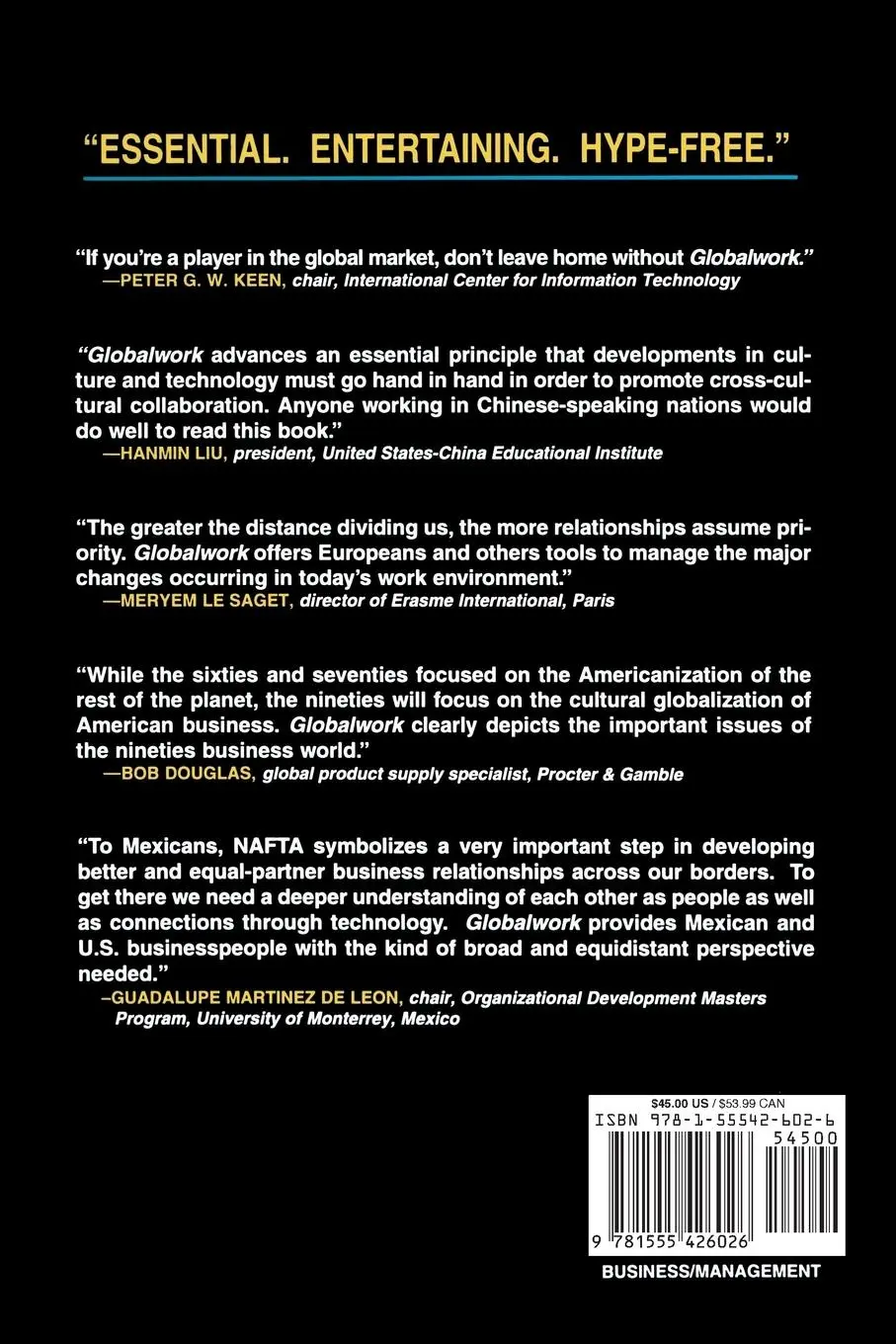 Rückseite: 9781555426026 | Globalwork | Bridging Distance, Culture, &amp; Time | Taschenbuch | 1994