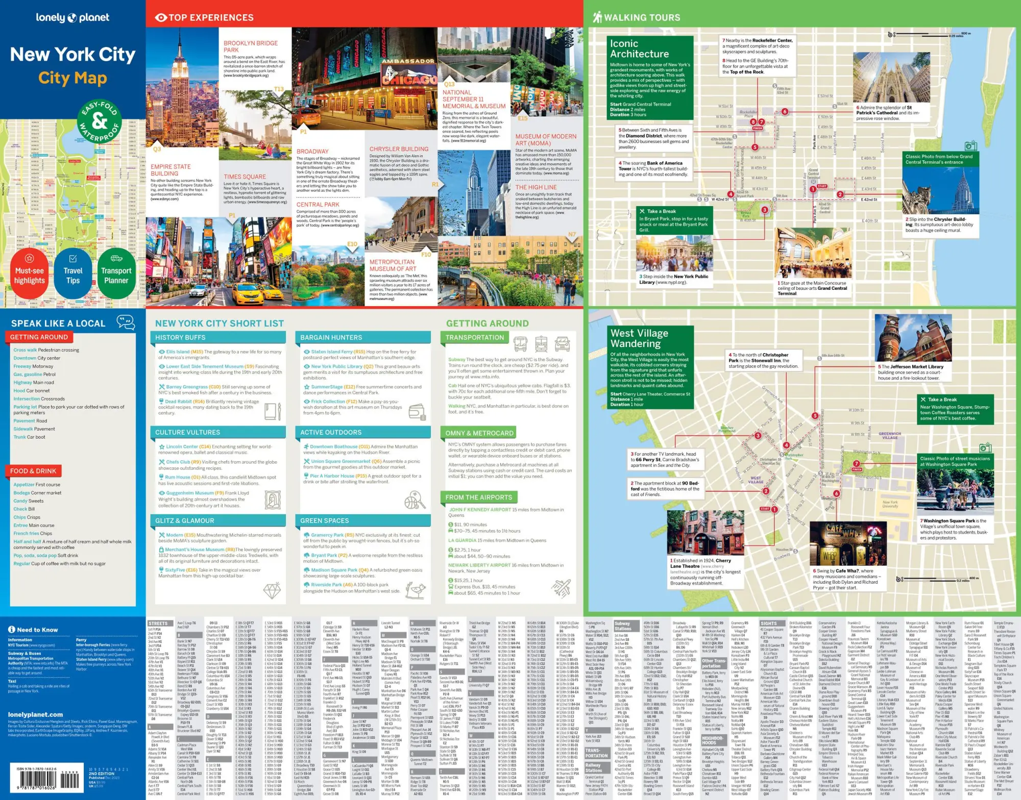 Bild: 9781787016026 | Lonely Planet New York City Map | Lonely Planet | (Land-)Karte | 2024