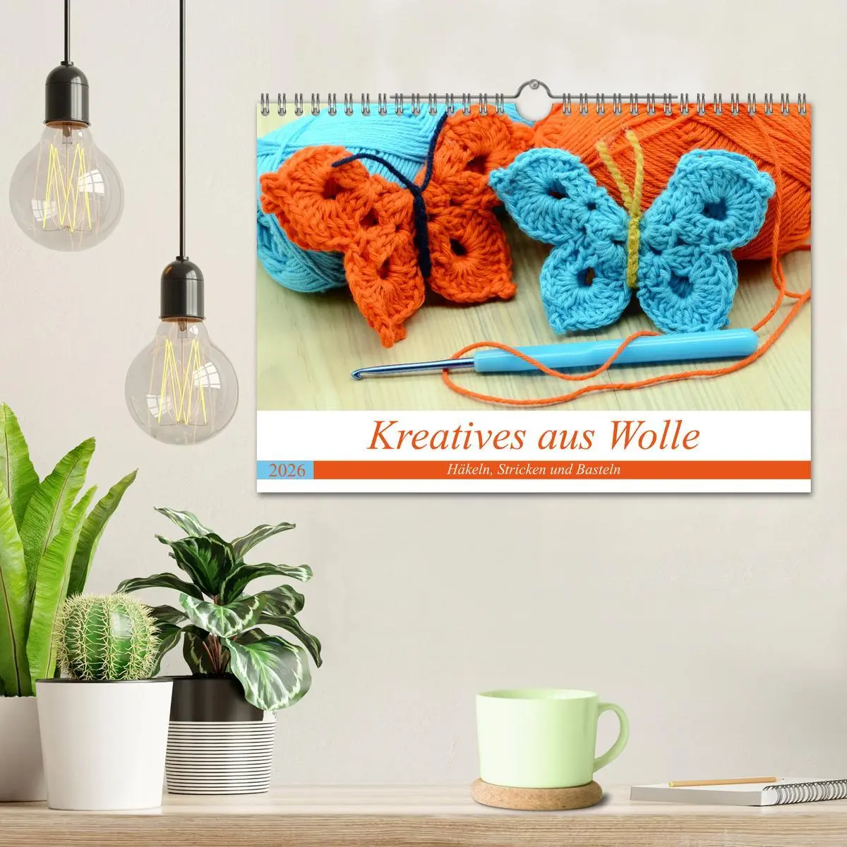 Bild: 9783457836026 | Kreatives aus Wolle - Häkeln, Stricken und Basteln (Wandkalender...